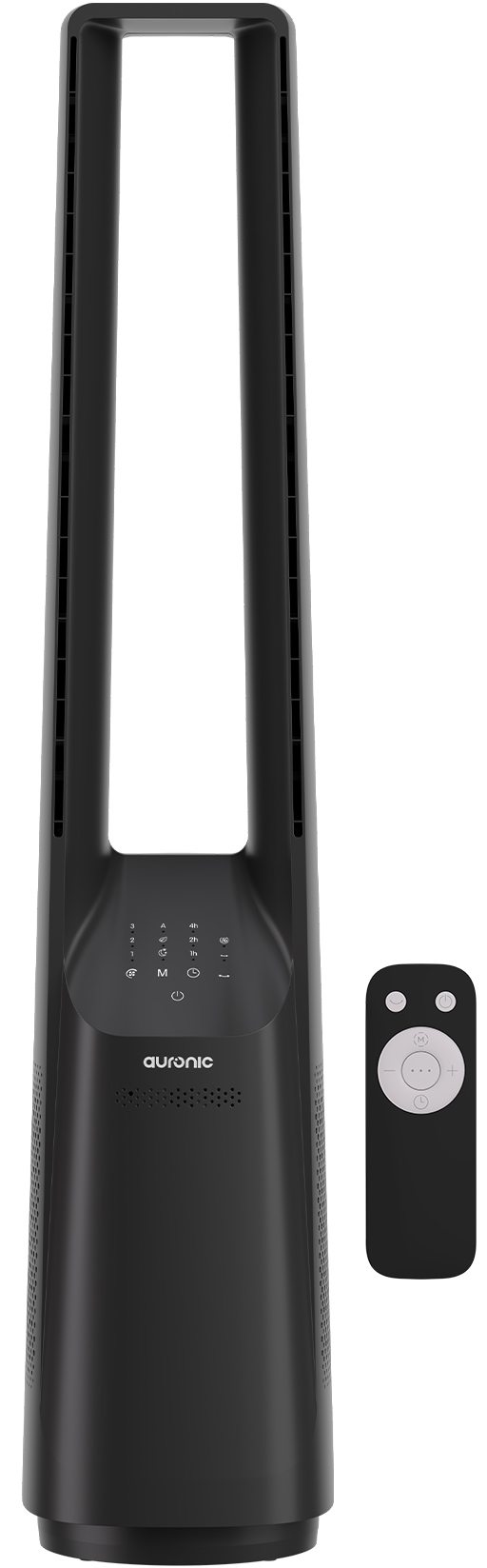ventilator, tower fan, remote, black, airflow