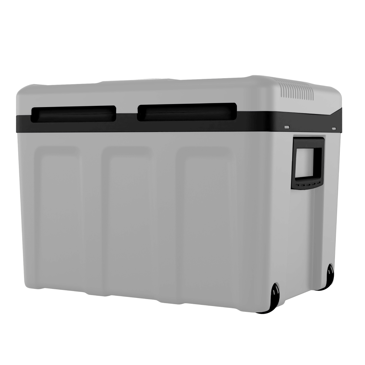 koelbox, aanhangwagen, mobiele koelkast, koffervorm, wielen