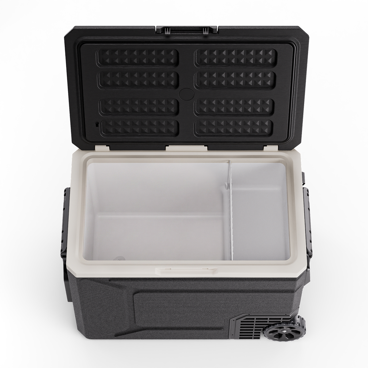minibar, portable, koeler, ijskast, deksel-open