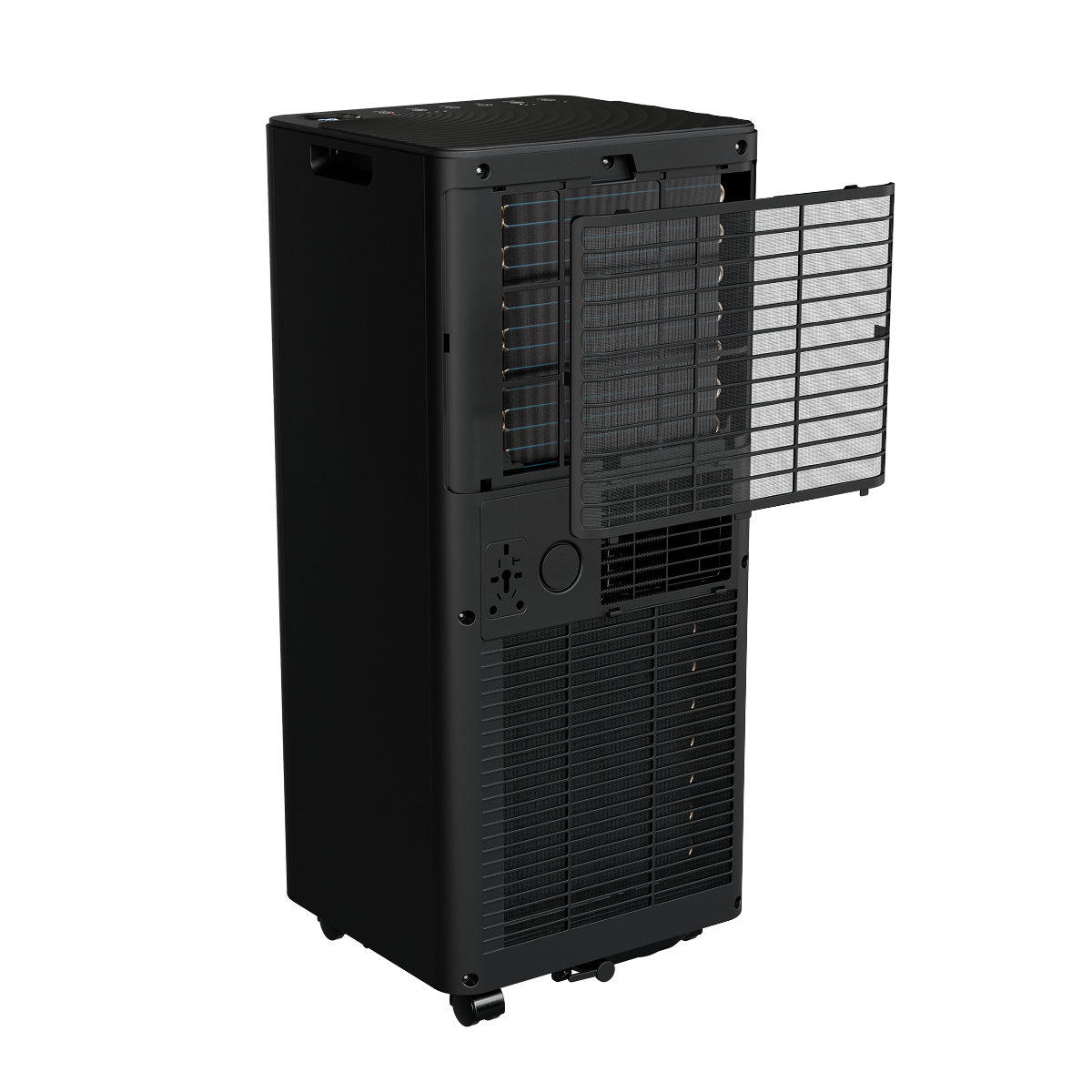air purifier, tower fan, cooling unit, carbon filter, mesh guard