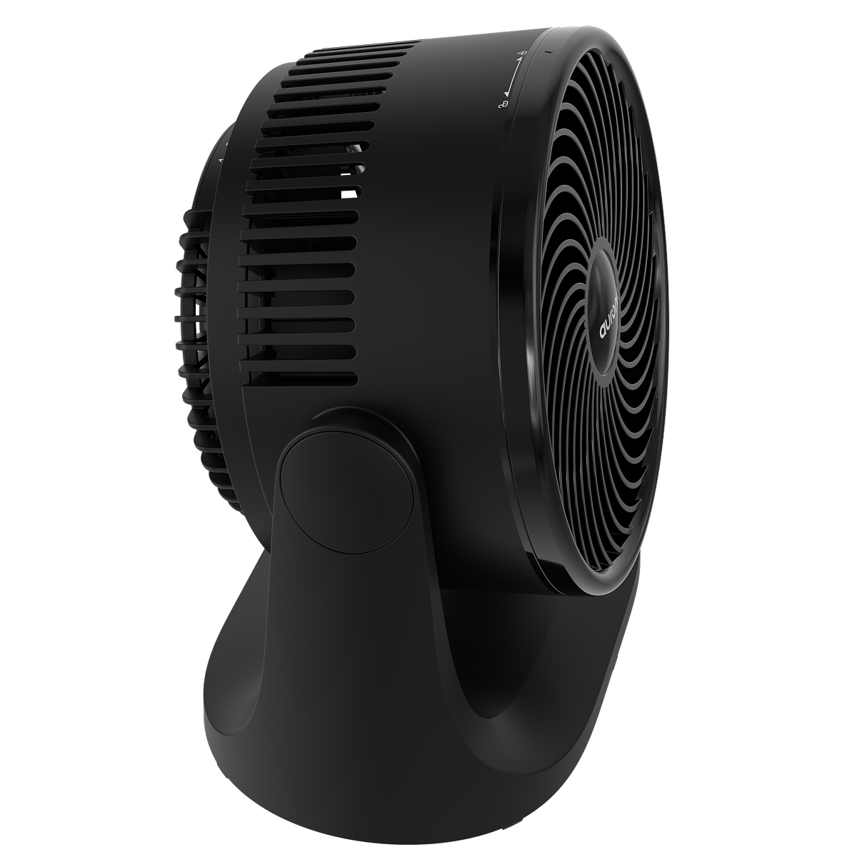 ventilator, tafelventilator, zwart, verstelbare standaard, ventilator met bladloos?