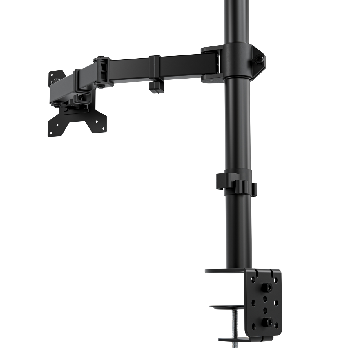 monitoreerarm, monitorarm, verstelbaar, bevestiging, paal
