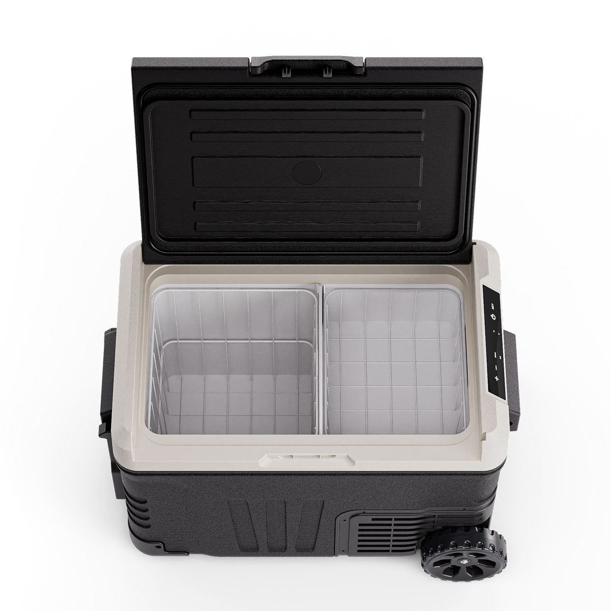 kleine koelkast, portable koelkast, minikoelkast, instelbaar temperatuur, spatels?