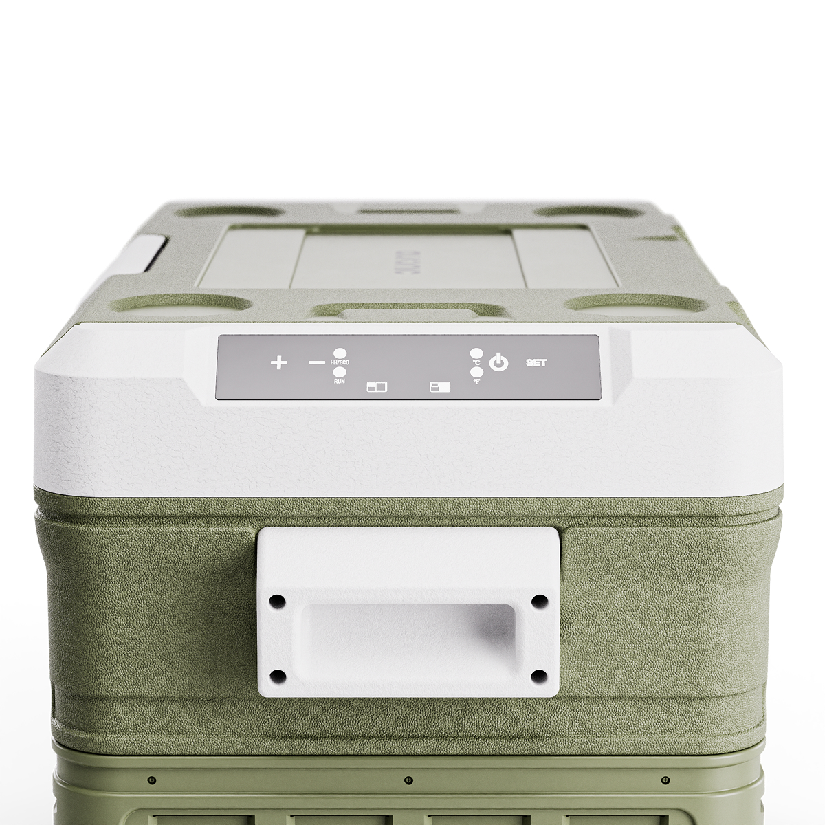 koffer, militaire kleur, groene tas, hardcase, handvat