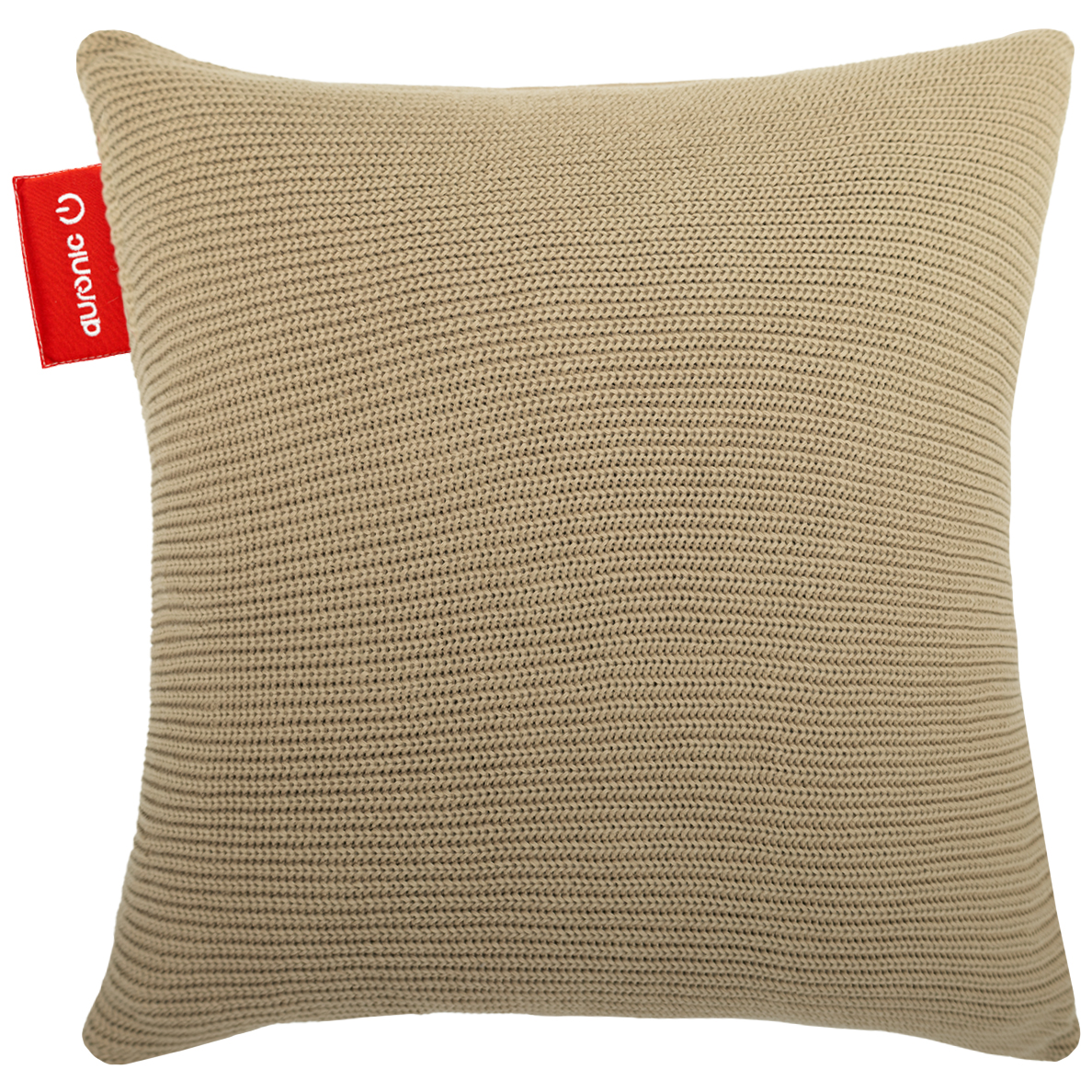 Warmtekussen - Gebreid - 45x45 - Taupe