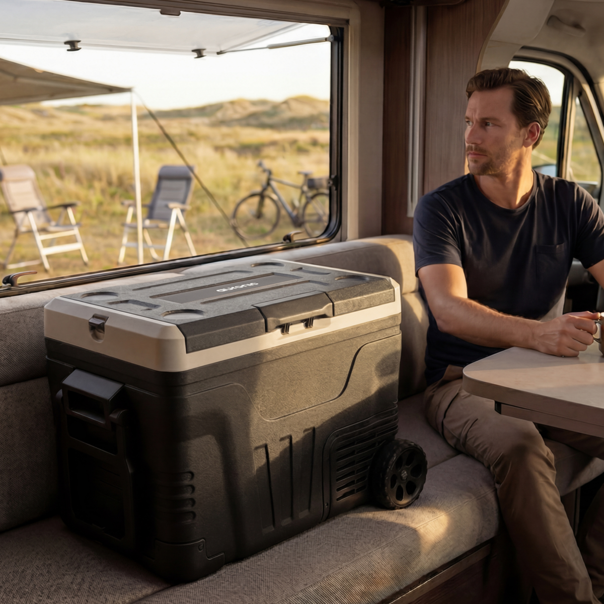 koelbox, portable, zwart, camper, inwendige-accessoires