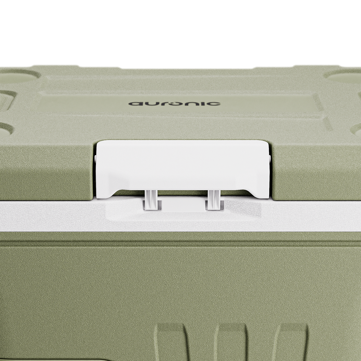 koffer, case, groene kleur, plastic, clipsluiting