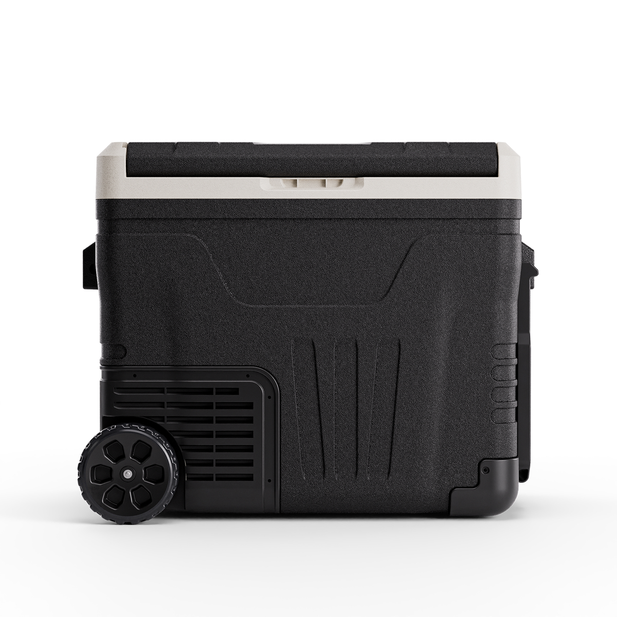 koeler, camping, wielen, rugged, compact