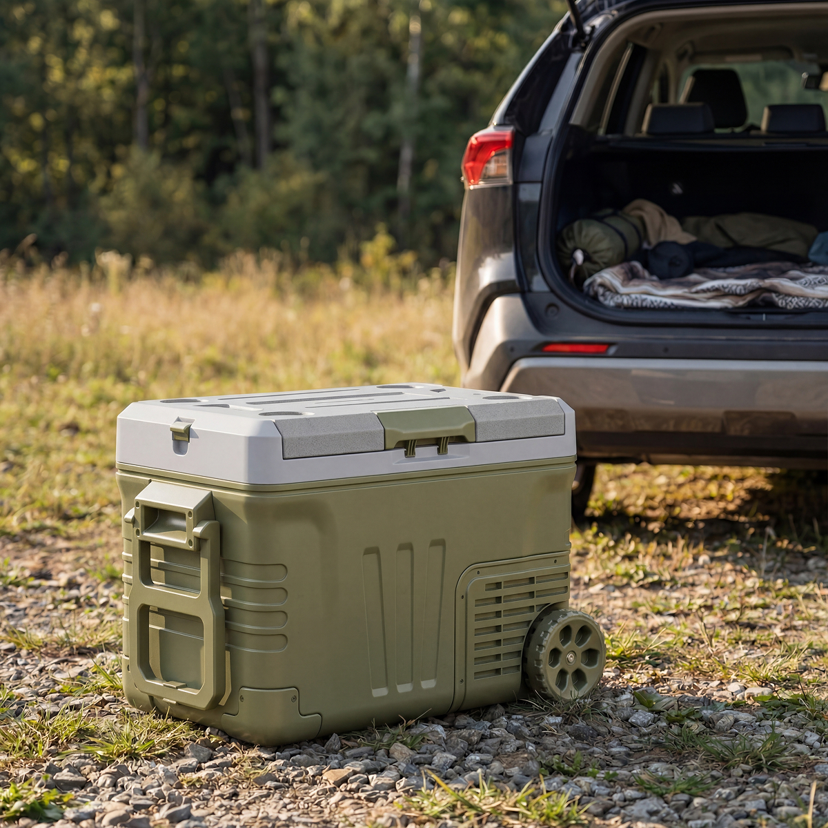 koelbox, koeling, camping, wielen, outdoor